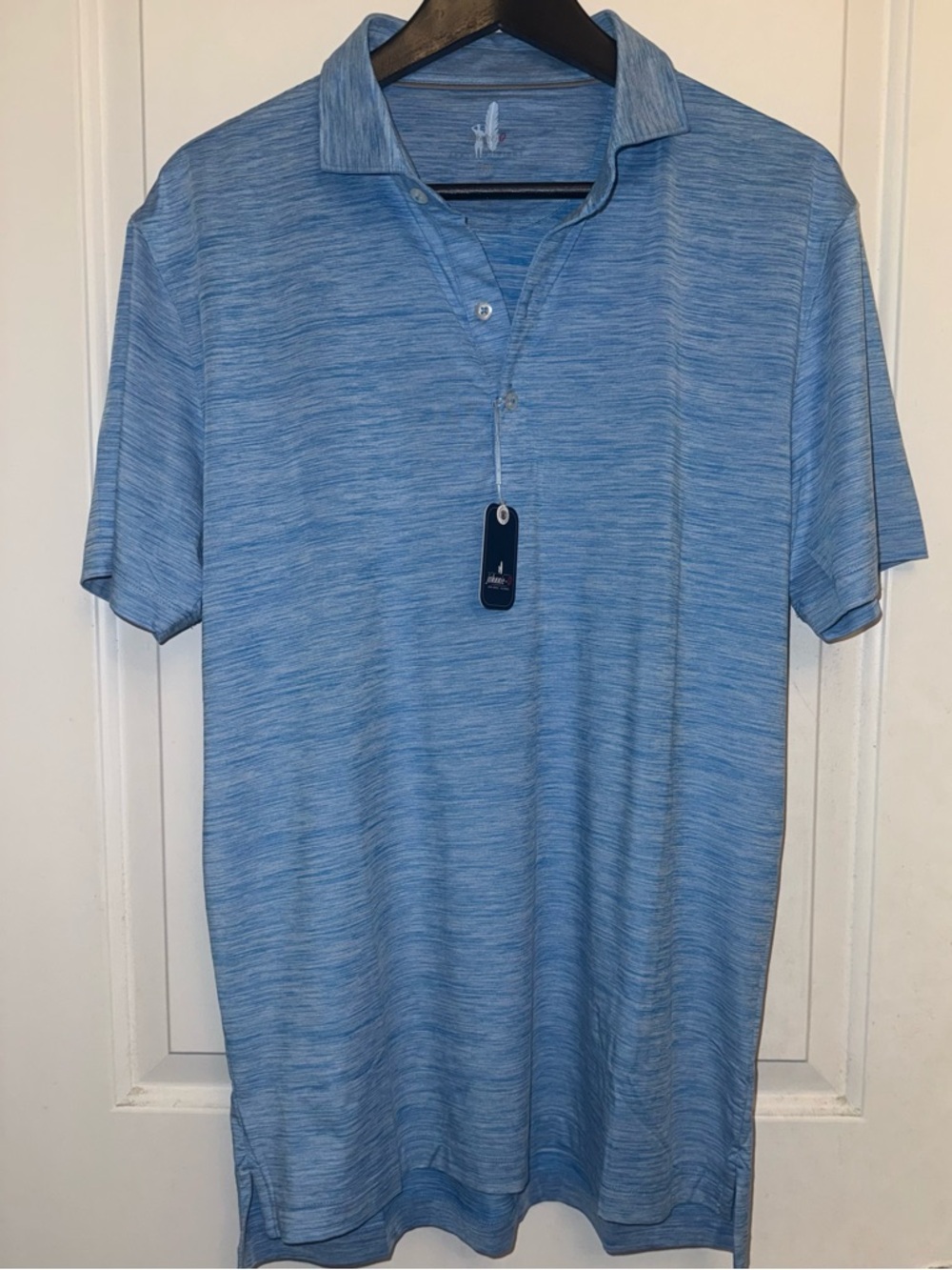 johnnie-O NWT "Huron" Featherweight Performance Polo in "Majorca" Blue - Picture 3 of 7